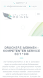 Mobile Screenshot of moehnen-druck.de